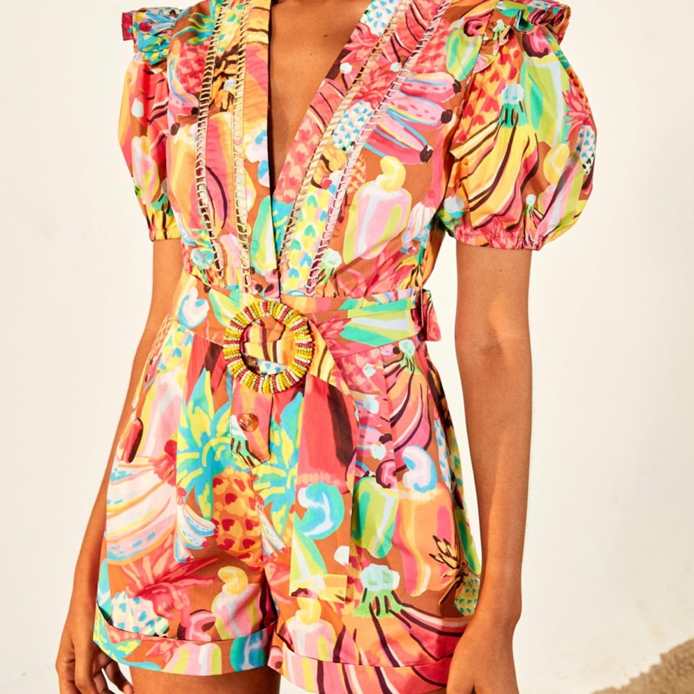 FARM Rio Fruit Salad Romper